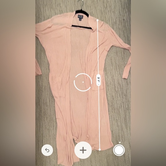 Medium scoop Women's Pink cardigan - Picture 4 of 4